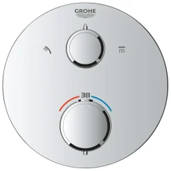 Grohe Precision Thermostat Perfect inbouw douchesysteem met Vitalio Rain Mono 310 hoofddouche rond Chroom
