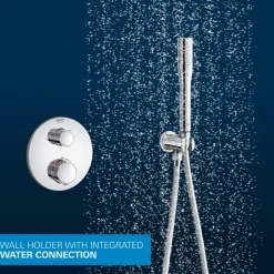 Grohe Precision Thermostat Perfect inbouw douchesysteem met Vitalio Rain Mono 310 hoofddouche rond Chroom