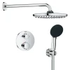 Grohe Precision Thermostat Perfect inbouw douchesysteem met Vitalio Comfort 250 hoofddouche rond Chroom