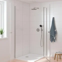 Grohe Precision Thermostat Perfect inbouw douchesysteem met Vitalio Comfort 250 hoofddouche rond Chroom