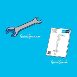 Grohe regendoucheset Quickfix Vitalio Joy XXL - hoofddouche 31 cm - met handdouche en thermostaatkraan 3 standen chroom - hartafstand kraan 15 cm