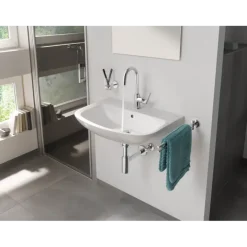 GROHE Start Flow L-size éénhendel wastafelkraan met waste Chroom
