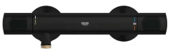 GROHE thermostatische douchekraan Precision Flow mat zwart 15 cm