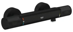 GROHE thermostatische douchekraan Precision Feel mat zwart 15 cm