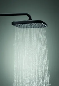 GROHE Vitalio Comfort 250 douchesysteem met thermostaatkraan mat zwart