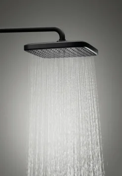 GROHE Vitalio Comfort 2025 regendouchesysteem met omstelkraan mat zwart