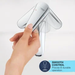 Grohe wastafelkraan Start M-size QuickFix mat zwart