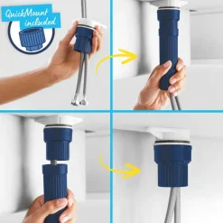 Grohe wastafelkraan Start S-size QuickFix mat zwart