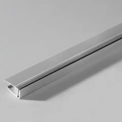Wandpanelen|Kunststofprofielen > Grosfillex GX Wall begin-eindprofiel 260 cm metal aluminium