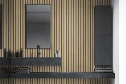PVC Wandtegels & Panelen|Wandpanelen > Grosfillex lattenwand kunststof Element 3D Linio Bamboo 2.925m2