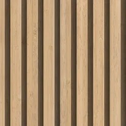 PVC Wandtegels & Panelen|Wandpanelen > Grosfillex lattenwand kunststof Element 3D Linio Bamboo 2.925m2
