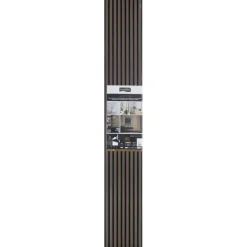 PVC Wandtegels & Panelen|Wandpanelen > Grosfillex lattenwand kunststof Element 3D Linio walnoot 2.925m2