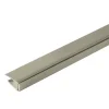 Wandpanelen|Kunststofprofielen > Grosfillex startprofiel Clip incense grijs 260 cm