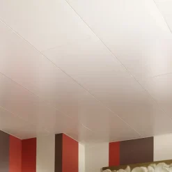 Wandpanelen|Wand- & Plafondplaten > Grosfillex wand- en plafondpaneel Easytop PVC wit satijn 3,36 m²