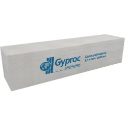 Gipsplaten > Gyproc gipsplaat 60x260 cm dikte 0,95 cm (RK)
