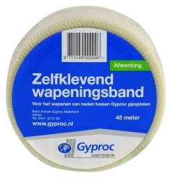 Overige Vulmiddelen > Gyproc wapeningsband zelfklevend wit 45 meter 50 mm