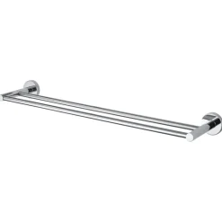 Haceka Kosmos dubbele handdoekhouder chroom 61 cm