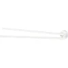 Haceka Kosmos dubbele handdoekhouder mat wit metaal 46 cm