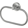 Haceka Kosmos handdoekring RVS look geborsteld mat