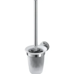 Haceka Kosmos toiletborstelset glas chroom zwart