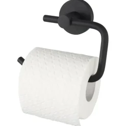 Haceka Kosmos toiletrolhouder zonder klep mat zwart