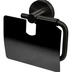 Haceka Kosmos toiletrolhouder met klep grafiet