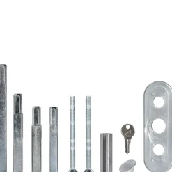 Raambeslag|Raamsluiting > HAKO Raamkruk Mundial links aluminium afsluitbaar