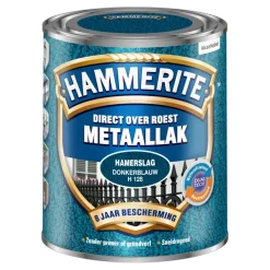 Hammerite Direct over Roest metaallak hamerslag donkerblauw 750 ml