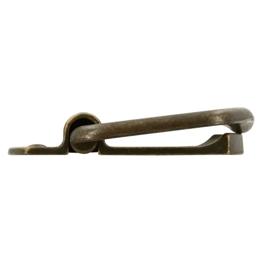 Handgreep Britt messing antiek 69mm