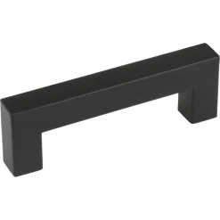 Handgreep Eddy zwart RVS 96 mm