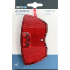 Fietsverlichting > Handson achterlicht LED met reflector