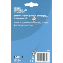 Fietsverlichting > Handson achterlicht LED met reflector