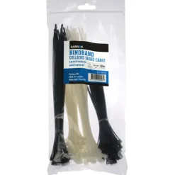 Kabelklemmen > Handson Bindband Naturel/ Zwart Mix 150 stuks
