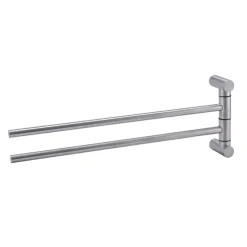 Handson Blister 2-armig handdoekrek RVS