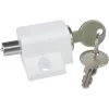 Deursloten|Cilinders > Handson drukcilinder oplegslot wit