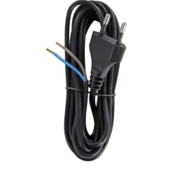 Stekkers > Handson Eurosnoer Zwart 3 Meter
