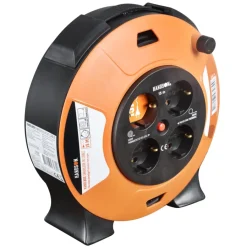 Kabelboxen & Haspels > Handson Kabelbox 4-voudig RA 15 Meter