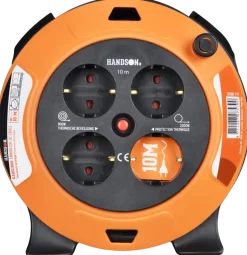 Kabelboxen & Haspels > Handson Kabelbox 4-voudig RA 10 Meter
