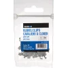 Kabelklemmen > Handson Kabelclip Plat Wit 6 mm 25 Stuks