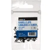 Kabelklemmen > Handson Kabelclip Plat Zwart 6 mm 25 Stuks