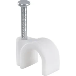 Kabelklemmen > Handson Kabelclip Rond Wit 7 mm 25 Stuks