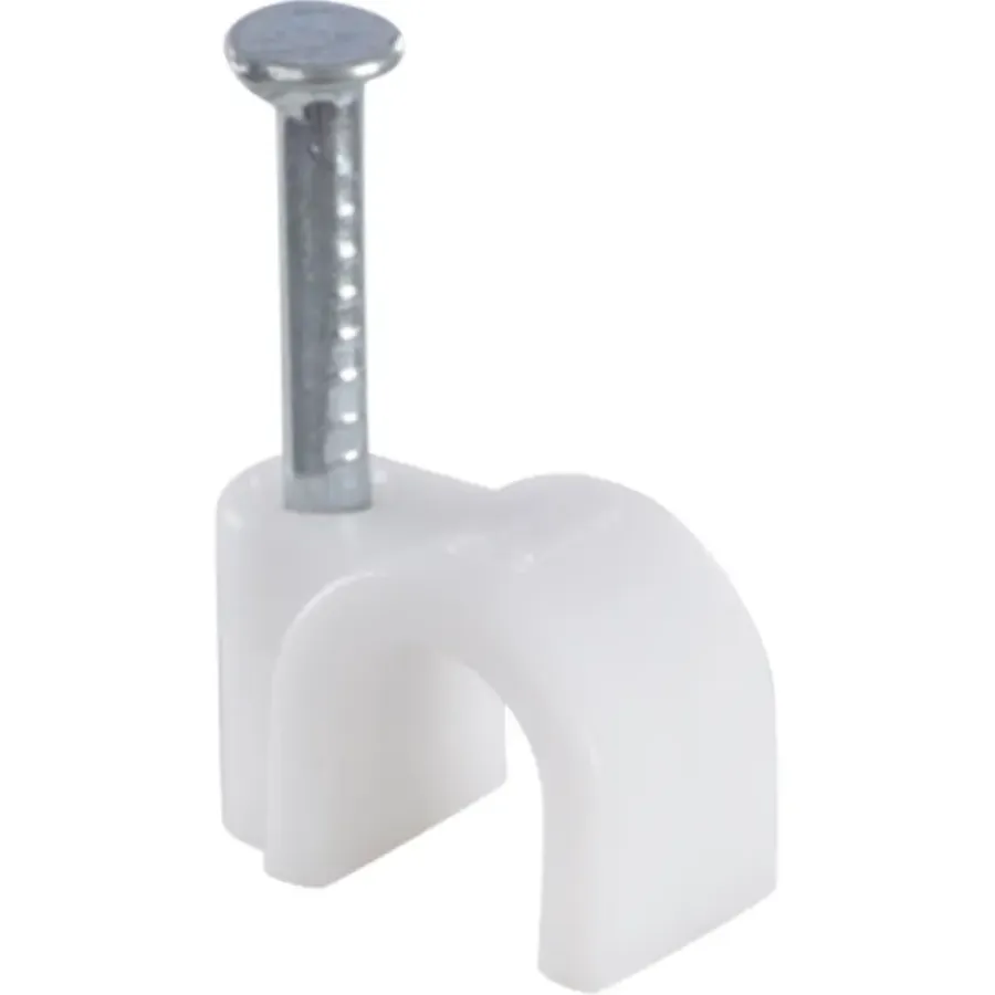 Kabelklemmen > Handson Kabelclip Rond Wit 6 mm 25 Stuks