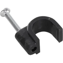Kabelklemmen > Handson Kabelclips Rond Zwart 7mm 25 stuks