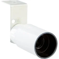 Fittingen > Geen Handson lampfitting E14 haakse beugel wit