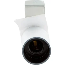 Fittingen > Geen Handson lampfitting E14 haakse beugel wit