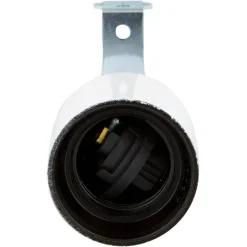 Fittingen > Geen Handson lampfitting E27 haakse beugel wit