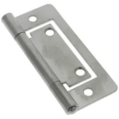 HANDSON Louvredeurscharnier 75x35 mm vernikkeld - 2 stuks