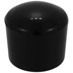 HANDSON meubeldop rond zwart 32 mm 4 stuks