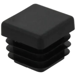 HANDSON meubeldop vierkant 20x20 mm zwart 4 stuks