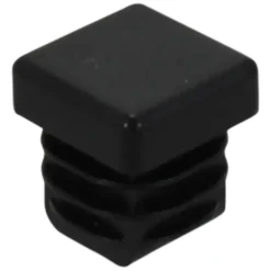 HANDSON meubeldop vierkant 15x15mm zwart 4 stuks